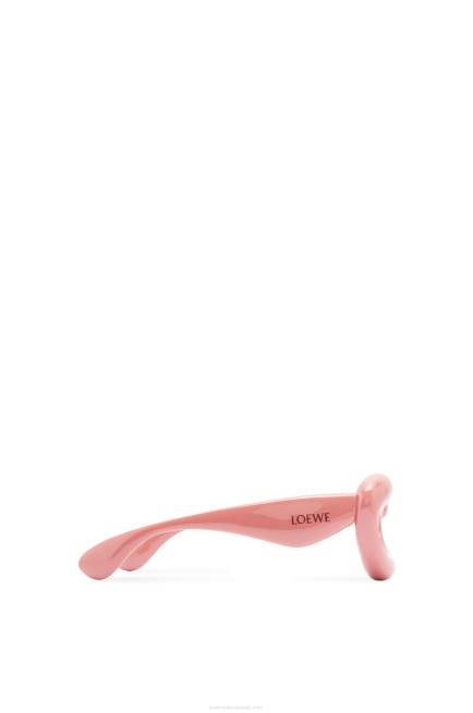 Dusty Pink Inflated cateye sunglasses in nylon Loewe 84PR1421 Women