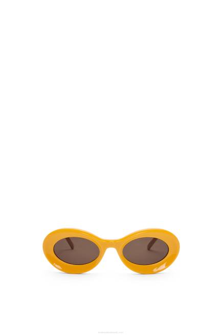 Earth Yellow Loop sunglasses in acetate Loewe 84PR1456 Women