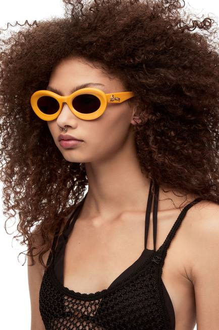 Earth Yellow Loop sunglasses in acetate Loewe 84PR1456 Women