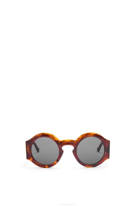 Flamed Havana Curved sunglasses in acetate Loewe 84PR1441 Women