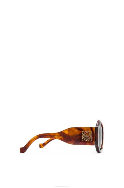 Flamed Havana Curved sunglasses in acetate Loewe 84PR1441 Women