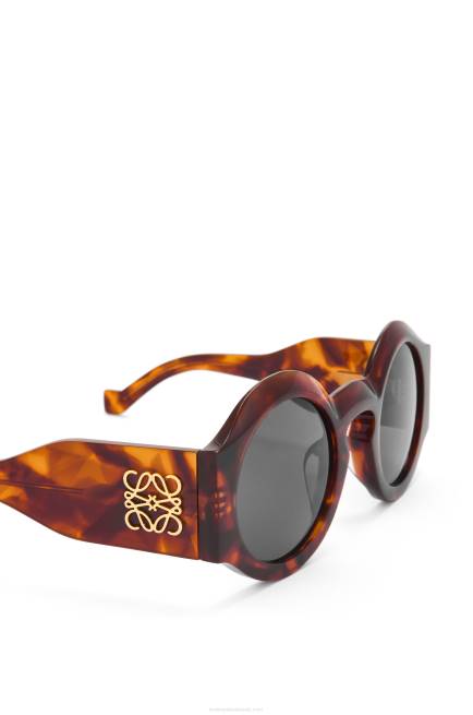 Flamed Havana Curved sunglasses in acetate Loewe 84PR1441 Women
