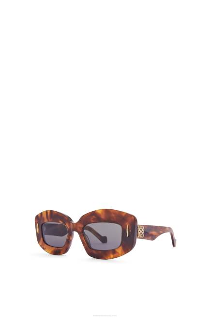 Flamed Havana Screen sunglasses in acetate Loewe 84PR1432 Women
