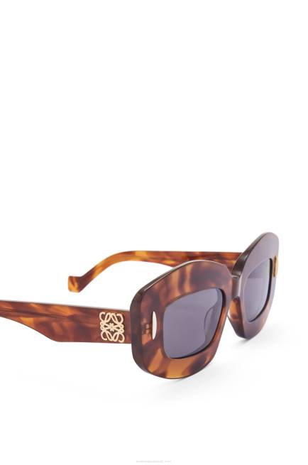 Flamed Havana Screen sunglasses in acetate Loewe 84PR1432 Women