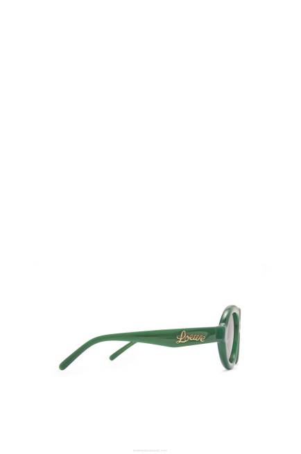 Green Ss23 Aviator sunglasses in acetate Loewe 84PR1488 Women