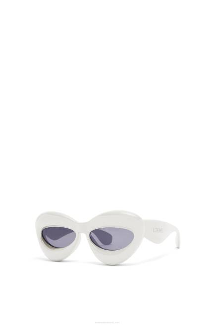 Grey Inflated cateye sunglasses in nylon Loewe 84PR1424 Women