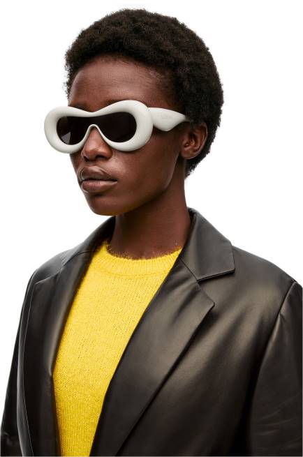 Grey Inflated mask sunglasses in nylon Loewe 84PR1499 Women