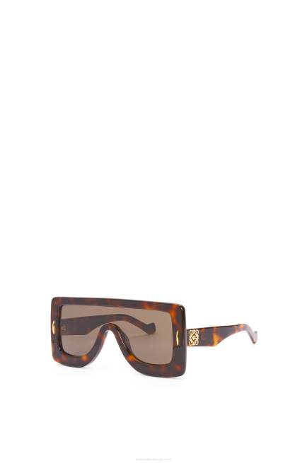 Havana Anagram mask sunglasses in acetate Loewe 84PR1490 Women