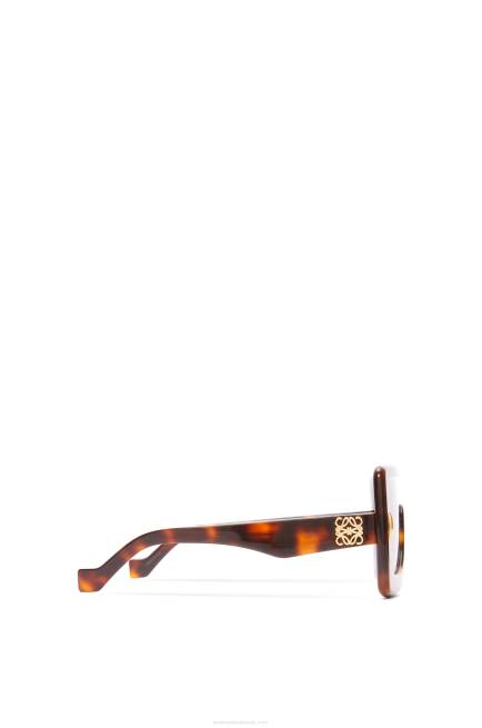 Havana Anagram mask sunglasses in acetate Loewe 84PR1490 Women