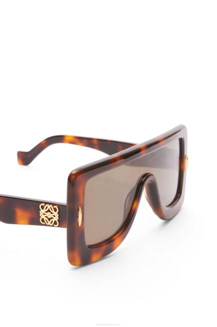 Havana Anagram mask sunglasses in acetate Loewe 84PR1490 Women