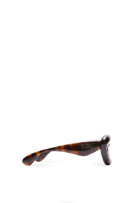 Havana Inflated cateye sunglasses in nylon Loewe 84PR1422 Women