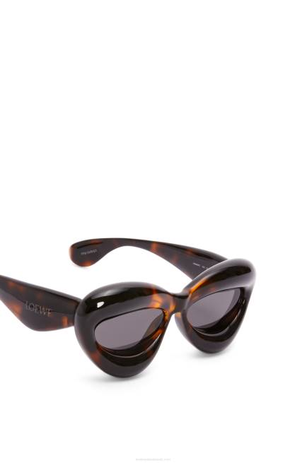 Havana Inflated cateye sunglasses in nylon Loewe 84PR1422 Women