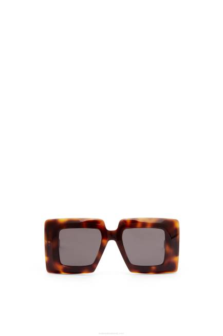 Havana Oversized square sunglasses in acetate Loewe 84PR1491 Women