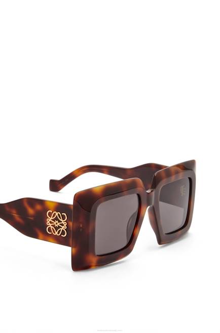 Havana Oversized square sunglasses in acetate Loewe 84PR1491 Women