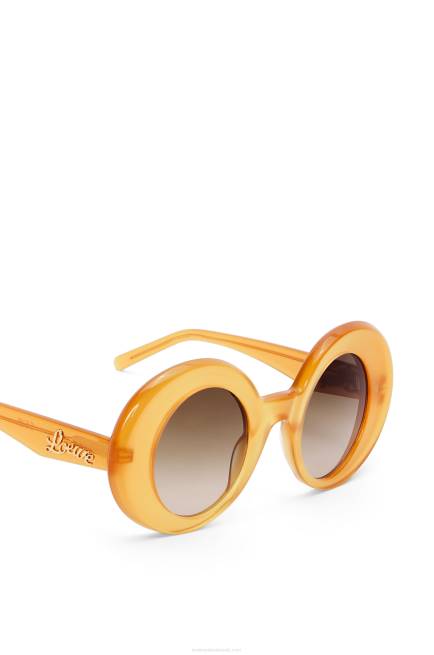 Honey Oversized round sunglasses in acetate Loewe 84PR1502 Women