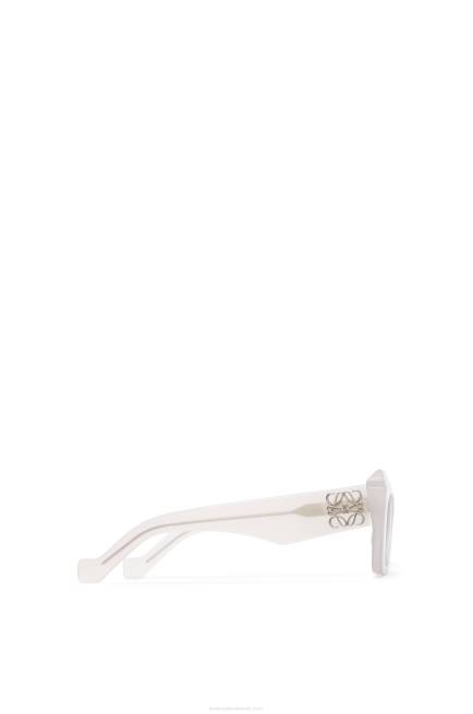 Ice White Cateye sunglasses in acetate Loewe 84PR1479 Women