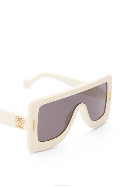 Ivory Anagram mask sunglasses in acetate Loewe 84PR1473 Women