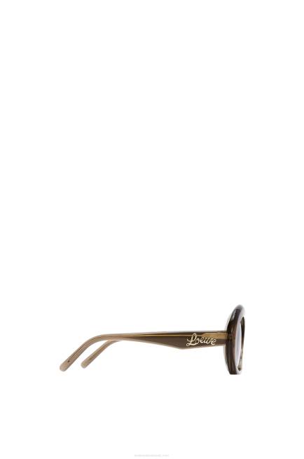 Khaki Green Half moon sunglasses in acetate Loewe 84PR1497 Women