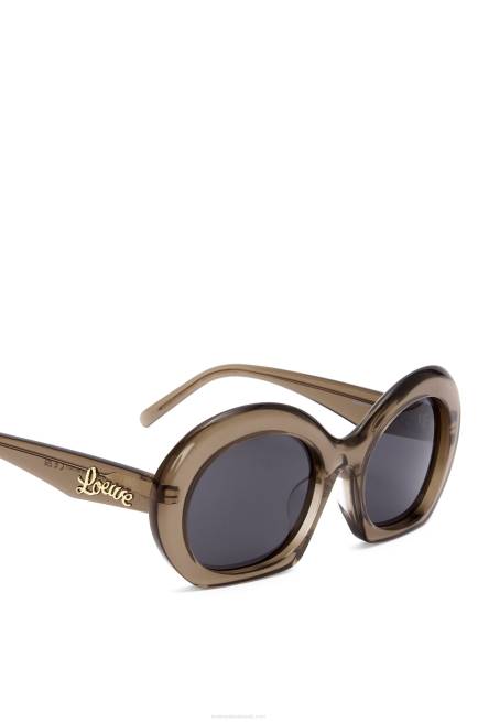Khaki Green Half moon sunglasses in acetate Loewe 84PR1497 Women
