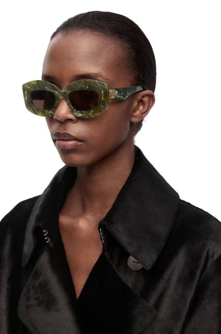 Marble Green Screen sunglasses in acetate Loewe 84PR1431 Women
