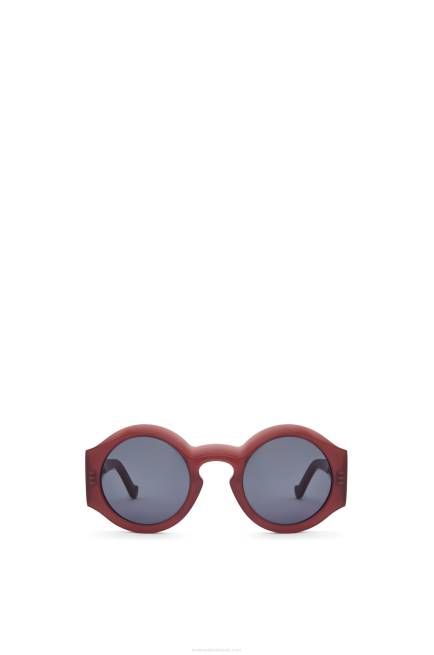 Rust Curved sunglasses in acetate Loewe 84PR1442 Women