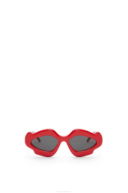 Shiny Red Flame sunglasses in acetate Loewe 84PR1467 Women