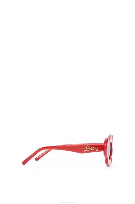 Shiny Red Flame sunglasses in acetate Loewe 84PR1467 Women