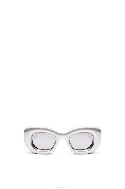 Silver/Grey Inflated butterfly sunglasses in nylon Loewe 84PR1451 Women