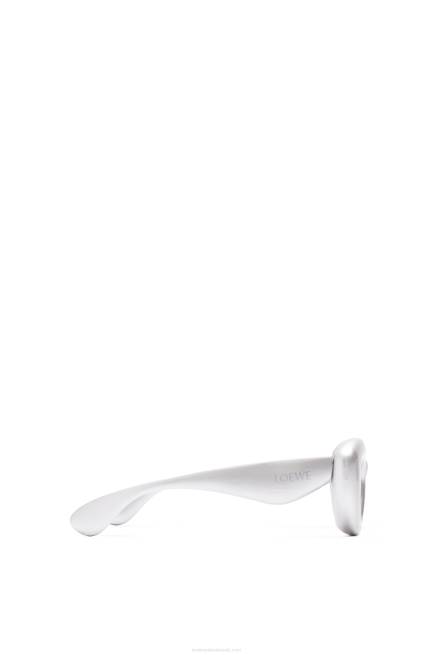 Silver/Grey Inflated butterfly sunglasses in nylon Loewe 84PR1451 Women