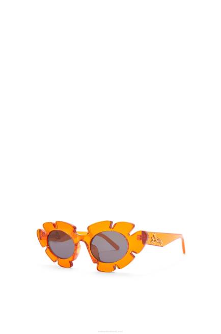 Transparent Orange Flower sunglasses in injected nylon Loewe 84PR1461 Women
