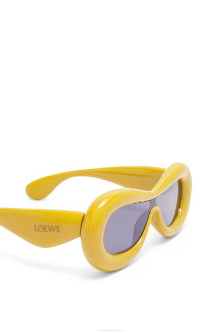 Yellow Inflated mask sunglasses in nylon Loewe 84PR1500 Women