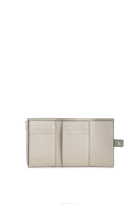 Rosemary/Tan Small vertical wallet in soft grained calfskin Loewe 84PR1225 Women
