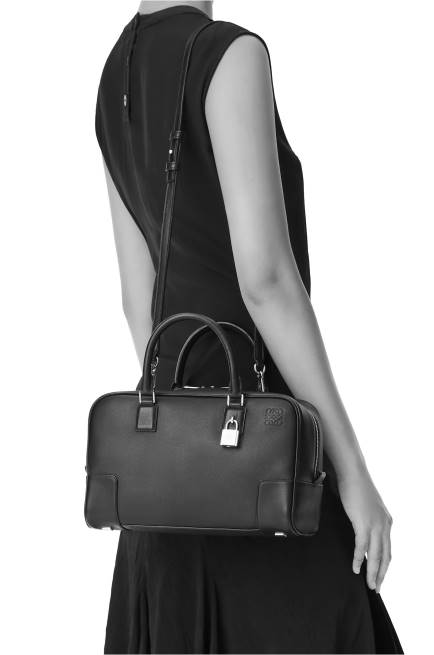 Ash Grey Amazona 28 bag in nappa calfskin Loewe 84PR136 Women