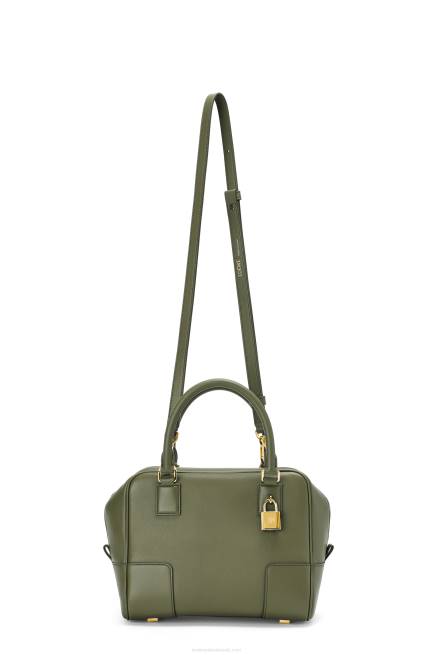 Avocado Green Amazona 19 square bag in nappa calfskin Loewe 84PR166 Women
