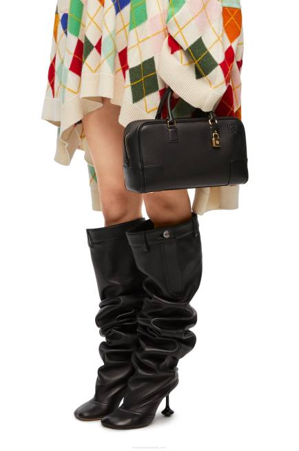 Black Amazona 28 bag in nappa calfskin Loewe 84PR141 Women