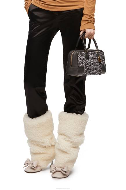 Navy/Black Amazona 23 in Anagram jacquard and calfskin Loewe 84PR150 Women