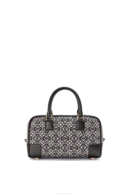 Navy/Black Amazona 23 in Anagram jacquard and calfskin Loewe 84PR150 Women