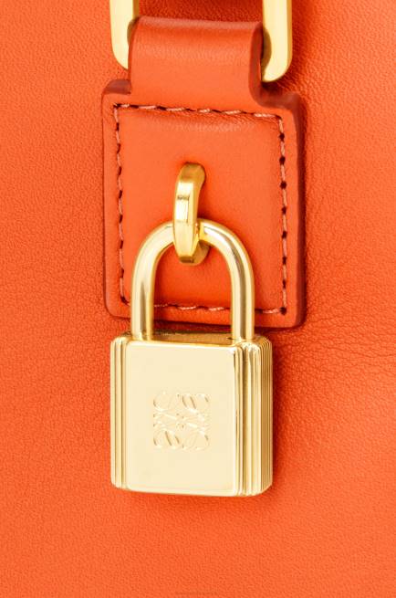 Orange Amazona 16 Square bag in nappa calfskin Loewe 84PR145 Women