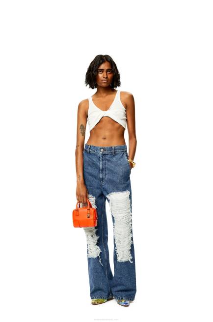Orange Amazona 16 Square bag in nappa calfskin Loewe 84PR145 Women