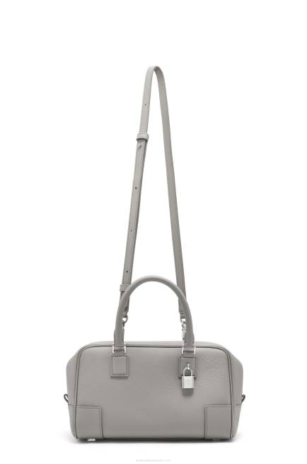 Pearl Grey Amazona 23 bag in soft grained calfskin Loewe 84PR133 Women