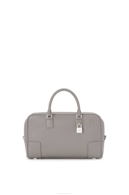 Pearl Grey Amazona 28 bag in soft grained calfskin Loewe 84PR134 Women