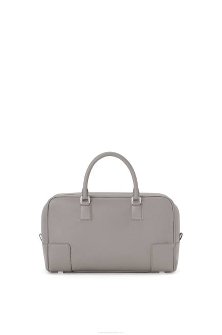Pearl Grey Amazona 28 bag in soft grained calfskin Loewe 84PR134 Women