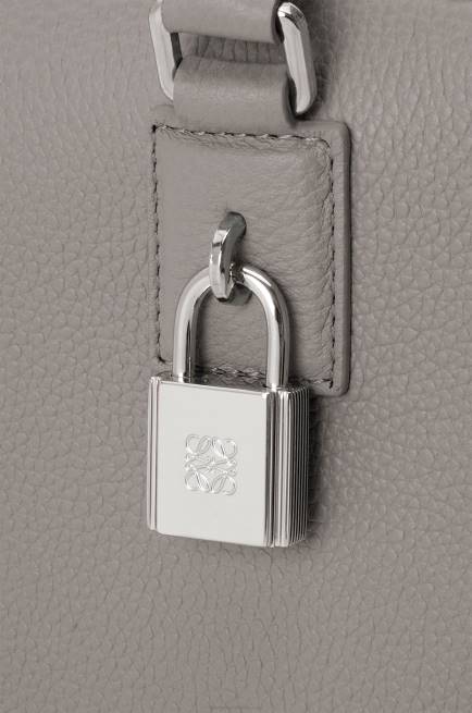 Pearl Grey Amazona 28 bag in soft grained calfskin Loewe 84PR134 Women