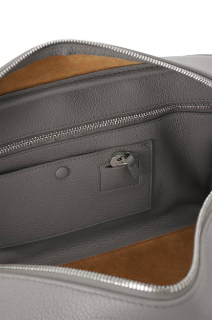 Pearl Grey Amazona 28 bag in soft grained calfskin Loewe 84PR134 Women