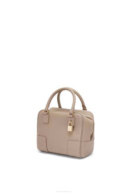 Sand Amazona 19 square bag in soft grained calfskin Loewe 84PR155 Women