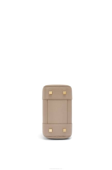 Sand Amazona 19 square bag in soft grained calfskin Loewe 84PR155 Women