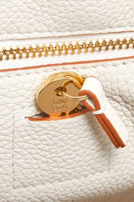 Soft White Amazona 19 square bag in soft grained calfskin Loewe 84PR152 Women