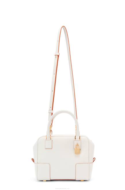 Soft White Amazona 19 square bag in soft grained calfskin Loewe 84PR152 Women