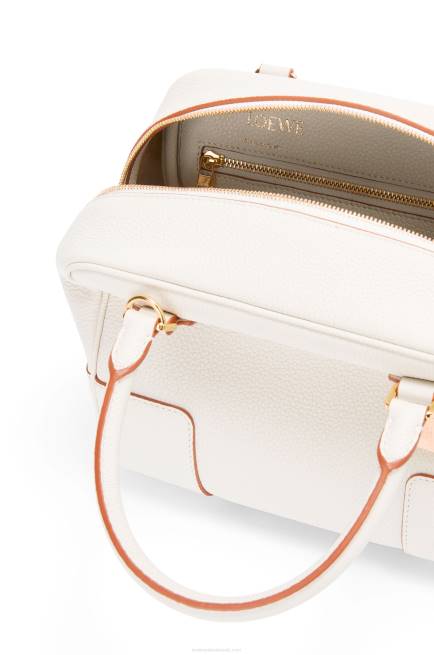 Soft White Amazona 19 square bag in soft grained calfskin Loewe 84PR152 Women