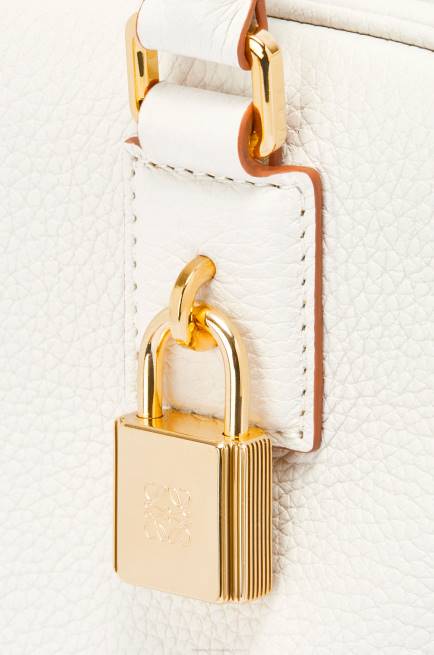 Soft White Amazona 19 square bag in soft grained calfskin Loewe 84PR152 Women